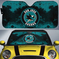 San Jose Sharks Car Sunshade Custom Car Accessories - Gearcarcover - 1