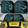 San Jose Sharks Car Sunshade Custom Car Accessories - Gearcarcover - 1