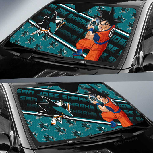 San Jose Sharks Car Sunshade Custom Car Decorations For Fans - Gearcarcover - 2