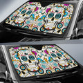 San Jose Sharks Car Sunshade Custom Sugar Skull Car Accessories - Gearcarcover - 2
