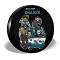 San Jose Sharks Spare Tire Covers Horror Characters Car Accessories - Gearcarcover - 3