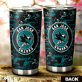 San Jose Sharks Tumbler Cup Custom Car Accessories - Gearcarcover - 2