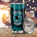 San Jose Sharks Tumbler Cup Custom Car Accessories - Gearcarcover - 2