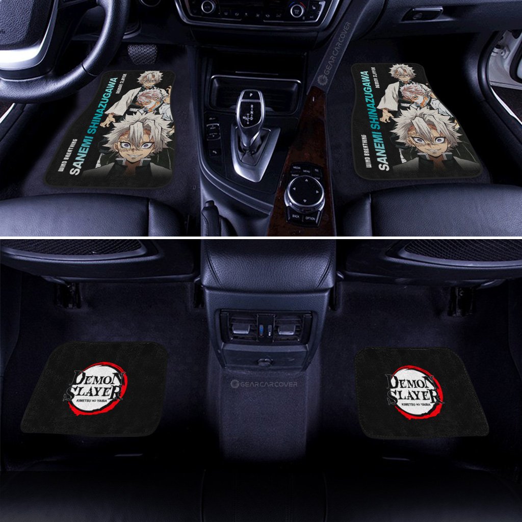 Sanemi Shinazugawa Car Floor Mats Custom - Gearcarcover - 3