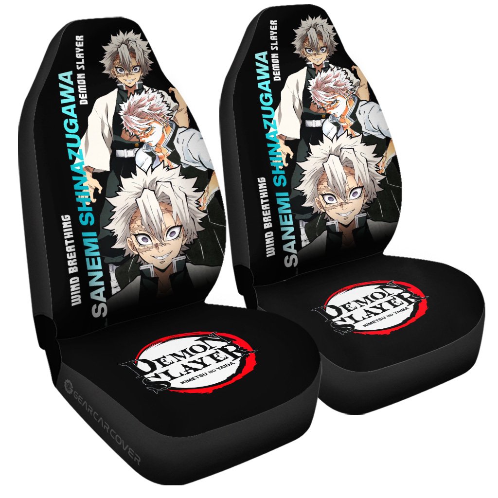 Sanemi Shinazugawa Car Seat Covers Custom - Gearcarcover - 3