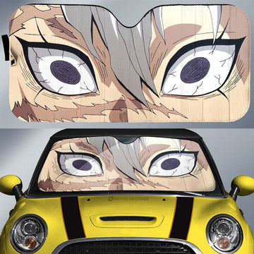 Sanemi Shinazugawa Car Sunshade Custom Car Accessories For Fans - Gearcarcover - 1