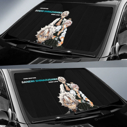 Sanemi Shinazugawa Car Sunshade Custom - Gearcarcover - 2