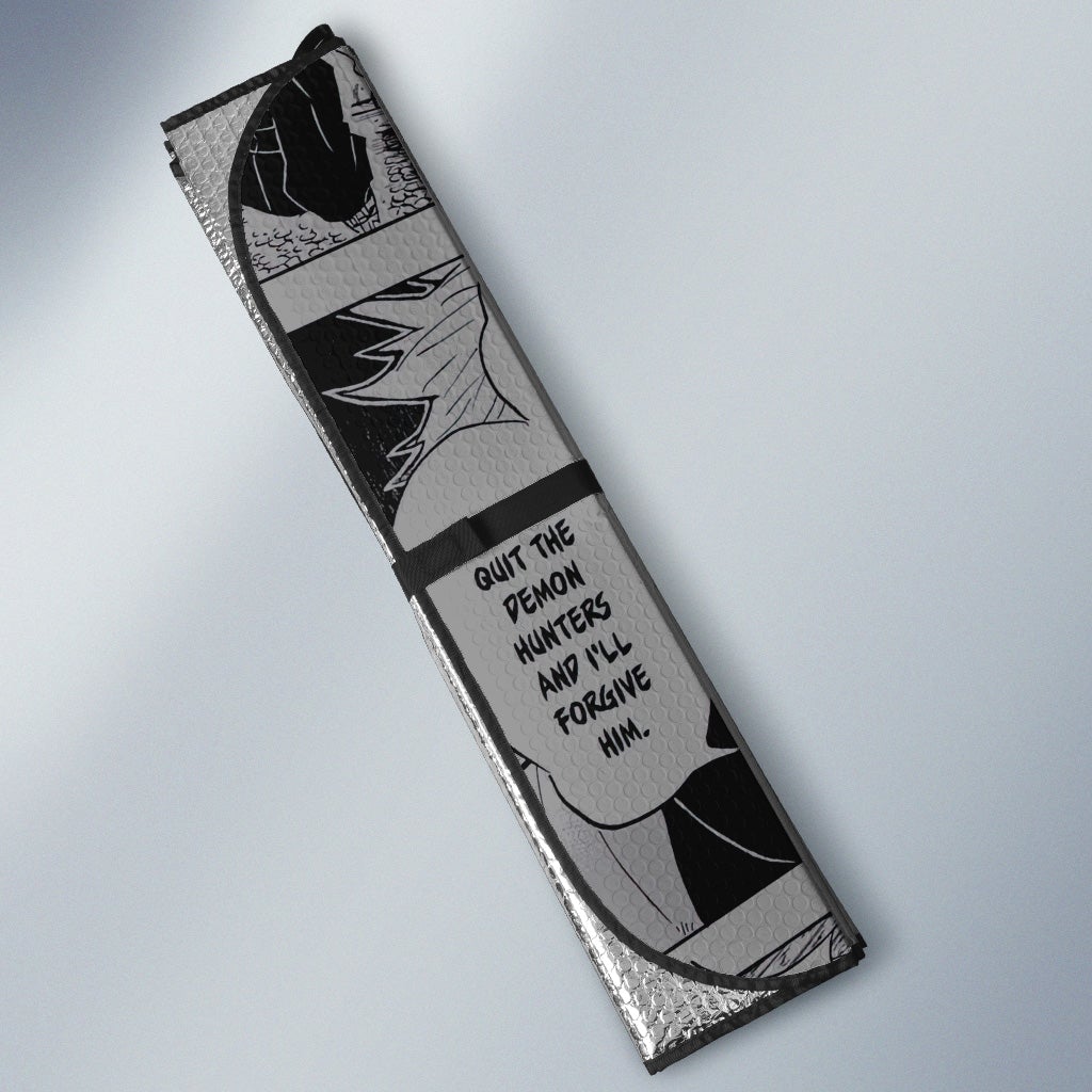 Sanemi Shinazugawa Car Sunshade Custom Mix Mangas - Gearcarcover - 3