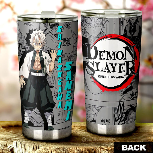 Sanemi Shinazugawa Tumbler Cup Custom Mix Mangas - Gearcarcover - 1