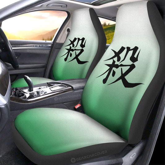 Sanemi Shinazugawa Uniform Car Seat Covers Custom Car Accessories - Gearcarcover - 2