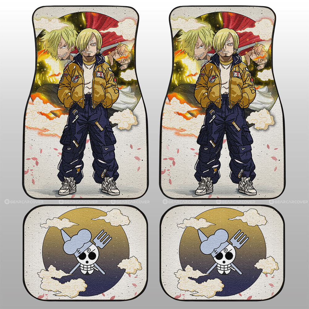 Sanji Car Floor Mats Anime Collection - Gearcarcover - 1