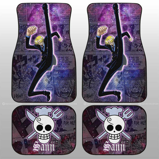 Sanji Car Floor Mats Custom Car Accessories Manga Galaxy Style - Gearcarcover - 2