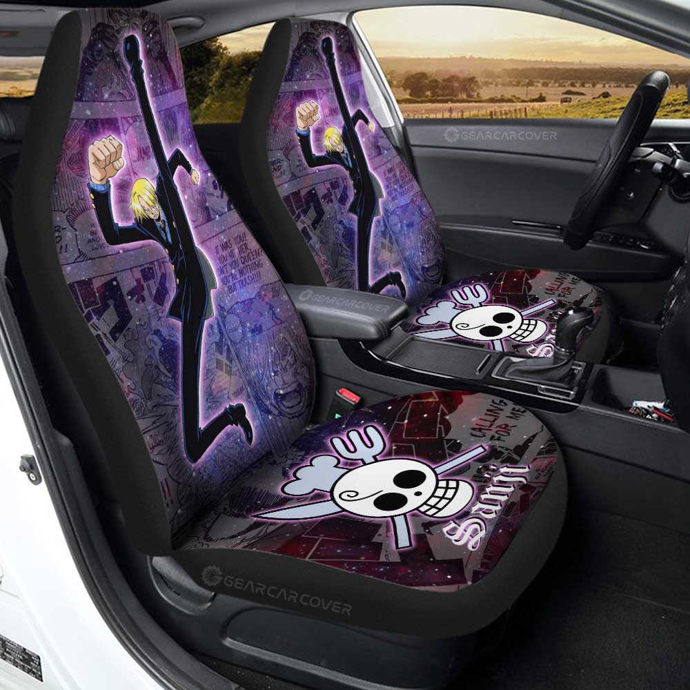 Sanji Car Seat Covers Custom Car Accessories Manga Galaxy Style - Gearcarcover - 1