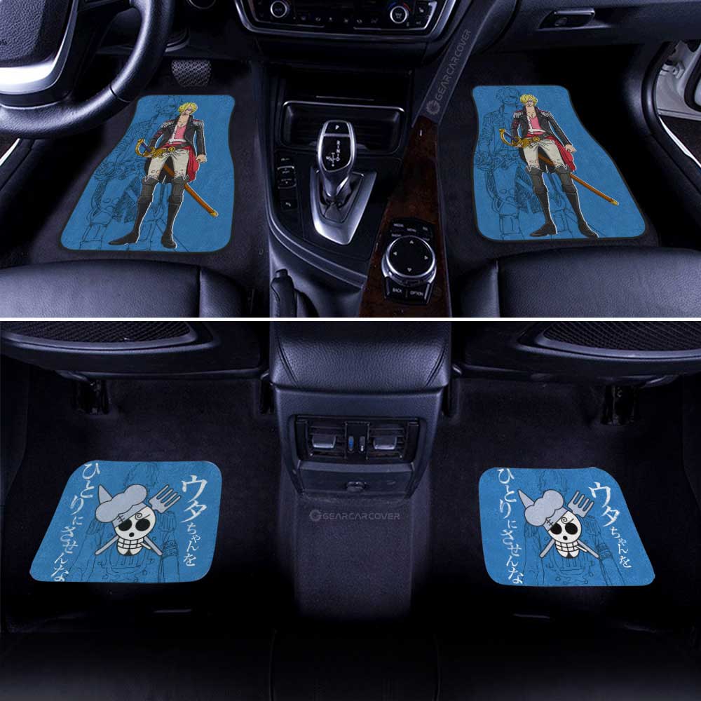 Sanji Film Red Car Floor Mats Custom Car Accessories - Gearcarcover - 2