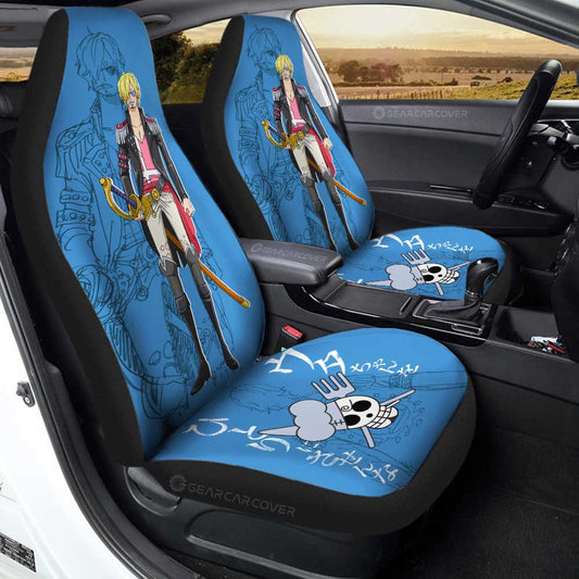 Sanji Film Red Car Seat Covers Custom Car Accessories - Gearcarcover - 2