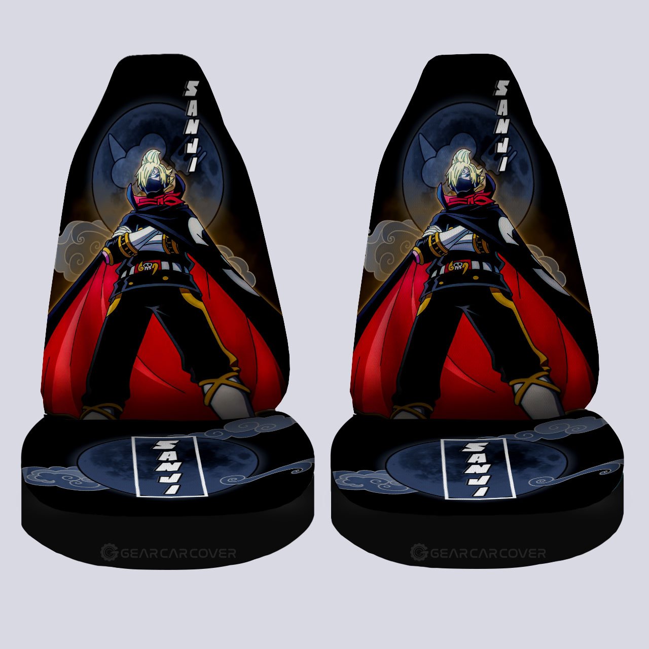 Sanji Raid Suit Car Seat Covers Custom Car Accessories For Fans - Gearcarcover - 4