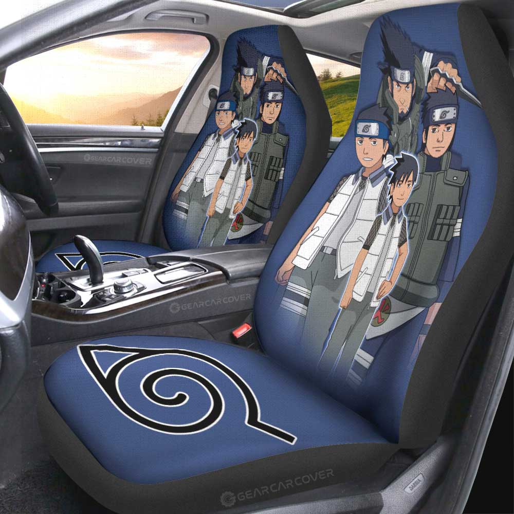 Sarutobi Asuma Car Seat Covers Custom Anime Car Accessories For Fans - Gearcarcover - 2