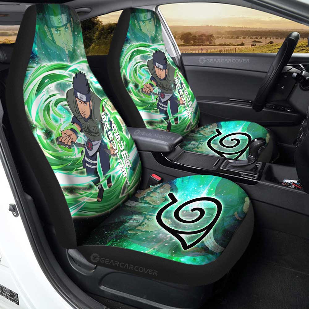 Sarutobi Asuma Car Seat Covers Custom Characters Anime Car Accessories - Gearcarcover - 2