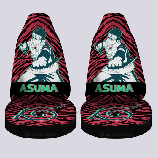 Sarutobi Asuma Car Seat Covers Custom - Gearcarcover - 2