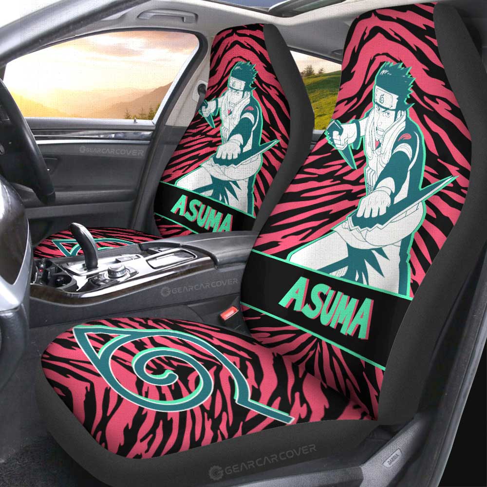 Sarutobi Asuma Car Seat Covers Custom - Gearcarcover - 4