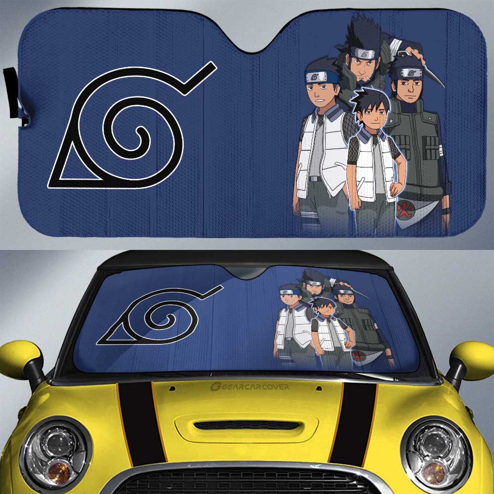 Sarutobi Asuma Car Sunshade Custom Anime Car Accessories For Fans - Gearcarcover - 1