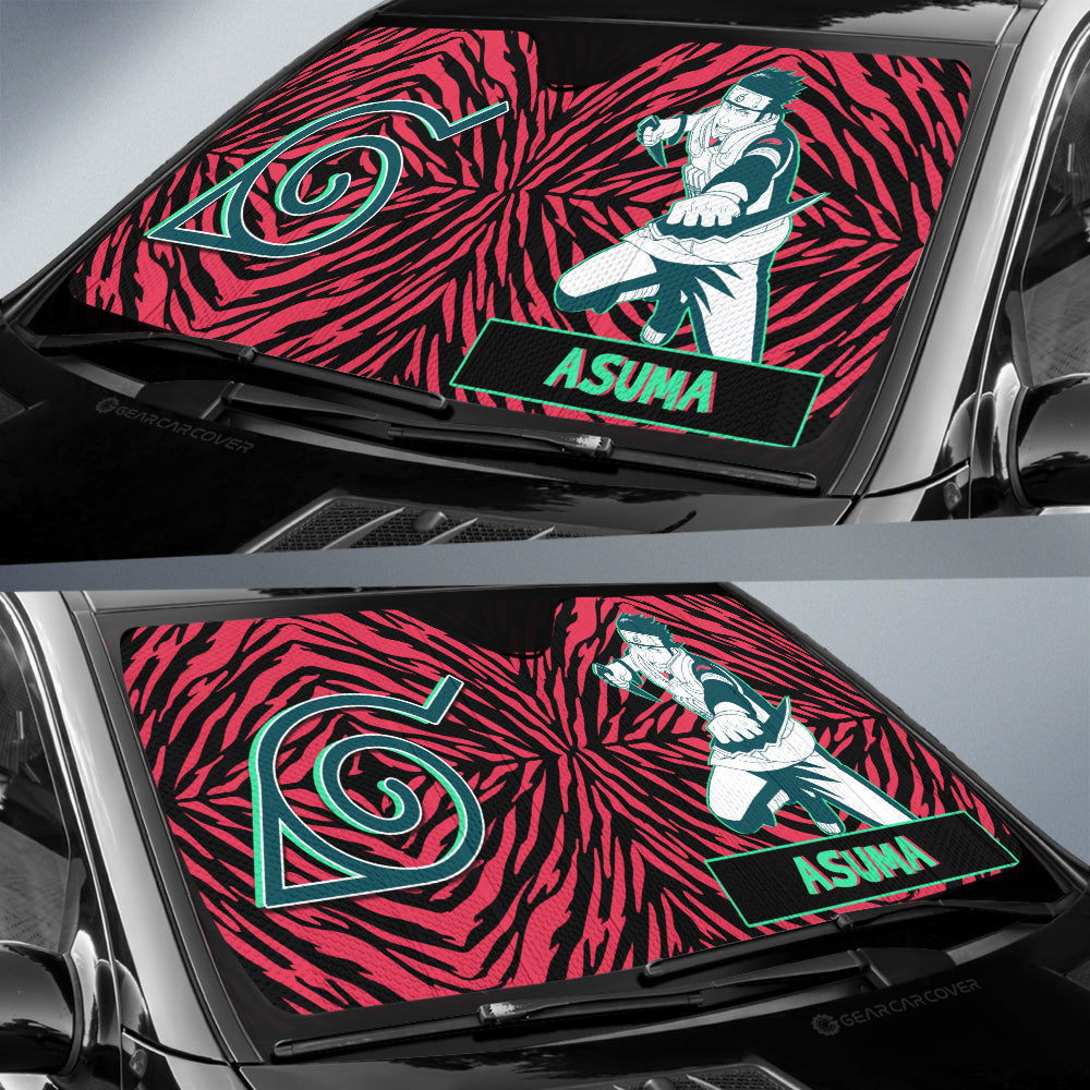 Sarutobi Asuma Car Sunshade Custom - Gearcarcover - 3