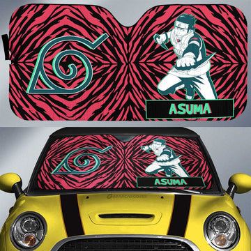 Sarutobi Asuma Car Sunshade Custom - Gearcarcover - 1