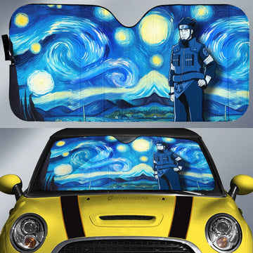 Sarutobi Asuma Car Sunshade Custom Starry Night Styles - Gearcarcover - 1