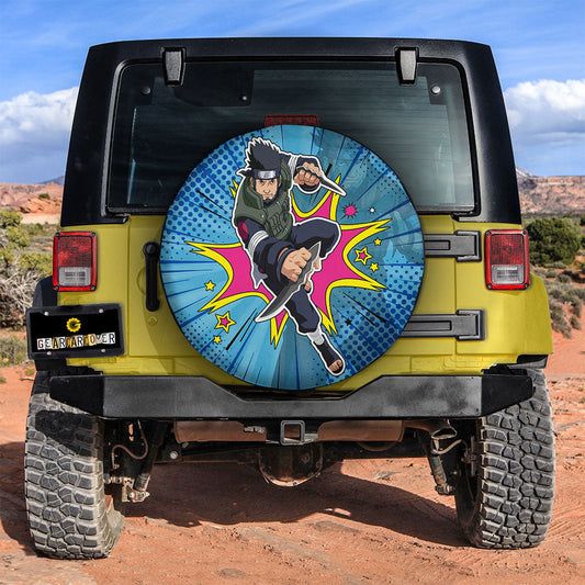 Sarutobi Asuma Spare Tire Covers Custom Anime Car Accessories - Gearcarcover - 2