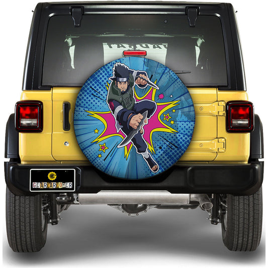 Sarutobi Asuma Spare Tire Covers Custom Anime Car Accessories - Gearcarcover - 1