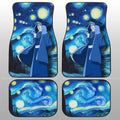 Sarutobi Hiruzen Car Floor Mats Custom Starry Night Styles - Gearcarcover - 1