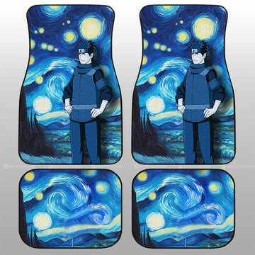 Sarutobi Konohamaru Car Floor Mats Custom Starry Night Styles - Gearcarcover - 1