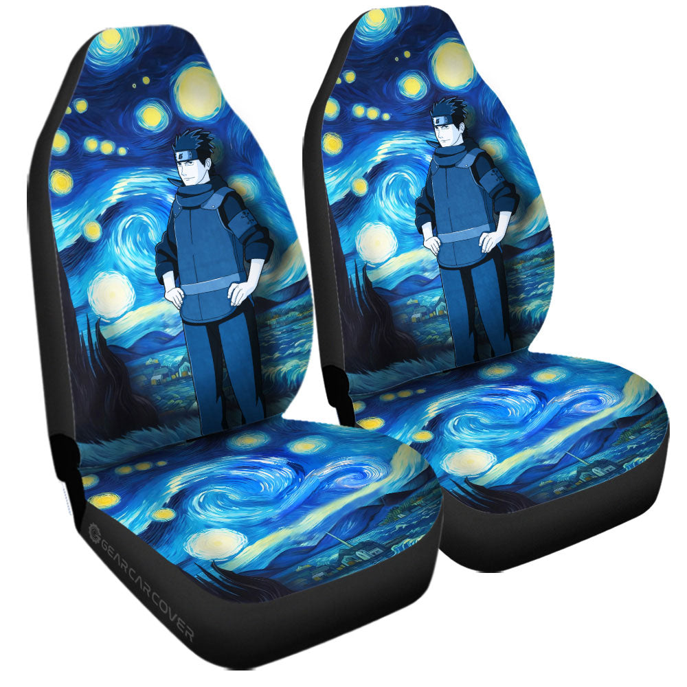 Sarutobi Konohamaru Car Seat Covers Custom Starry Night Styles - Gearcarcover - 3