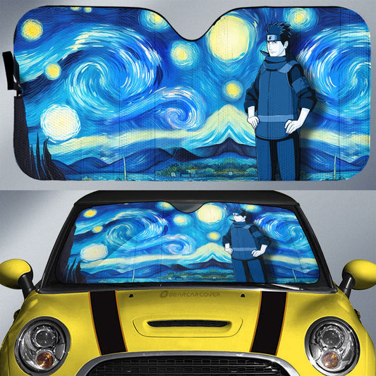 Sarutobi Konohamaru Car Sunshade Custom Starry Night Styles - Gearcarcover - 1