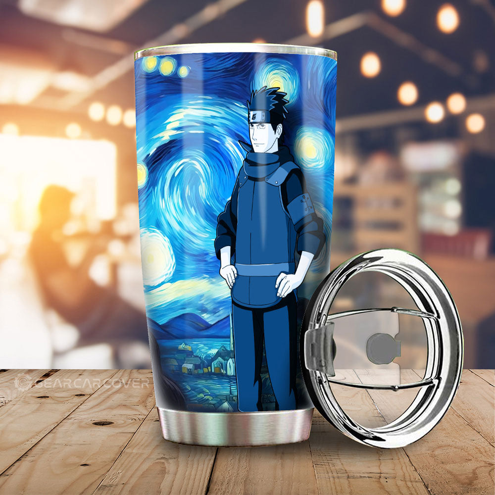 Sarutobi Konohamaru Tumbler Cup Custom Starry Night Styles - Gearcarcover - 1