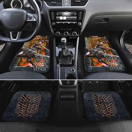 Sasha Blouse Car Floor Mats Custom Attack On Titan Car Accessories - Gearcarcover - 2