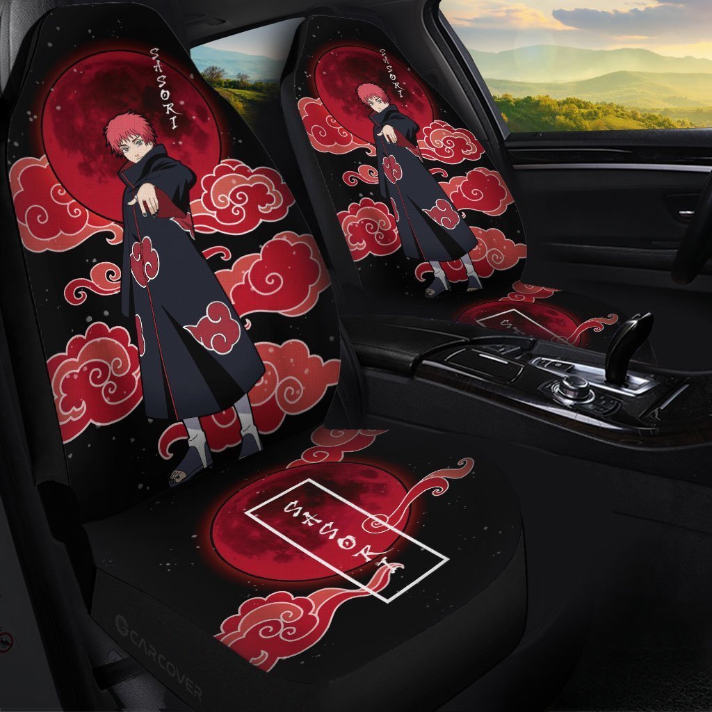 Sasori Akatsuki Car Seat Covers Custom Anime Car Accessories Decor Idea - Gearcarcover - 1