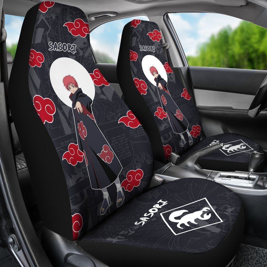 Sasori Akatsuki Car Seat Covers Custom Anime Car Accessories - Gearcarcover - 3