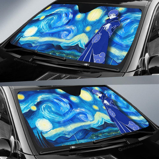 Sasori Car Sunshade Custom Starry Night Styles - Gearcarcover - 2