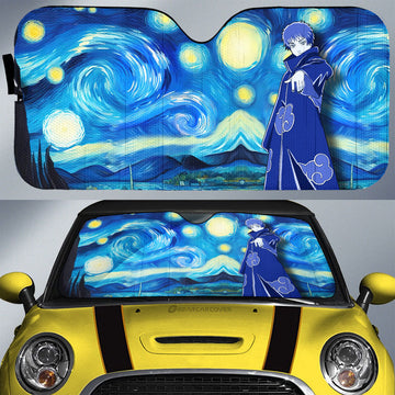 Sasori Car Sunshade Custom Starry Night Styles - Gearcarcover - 1