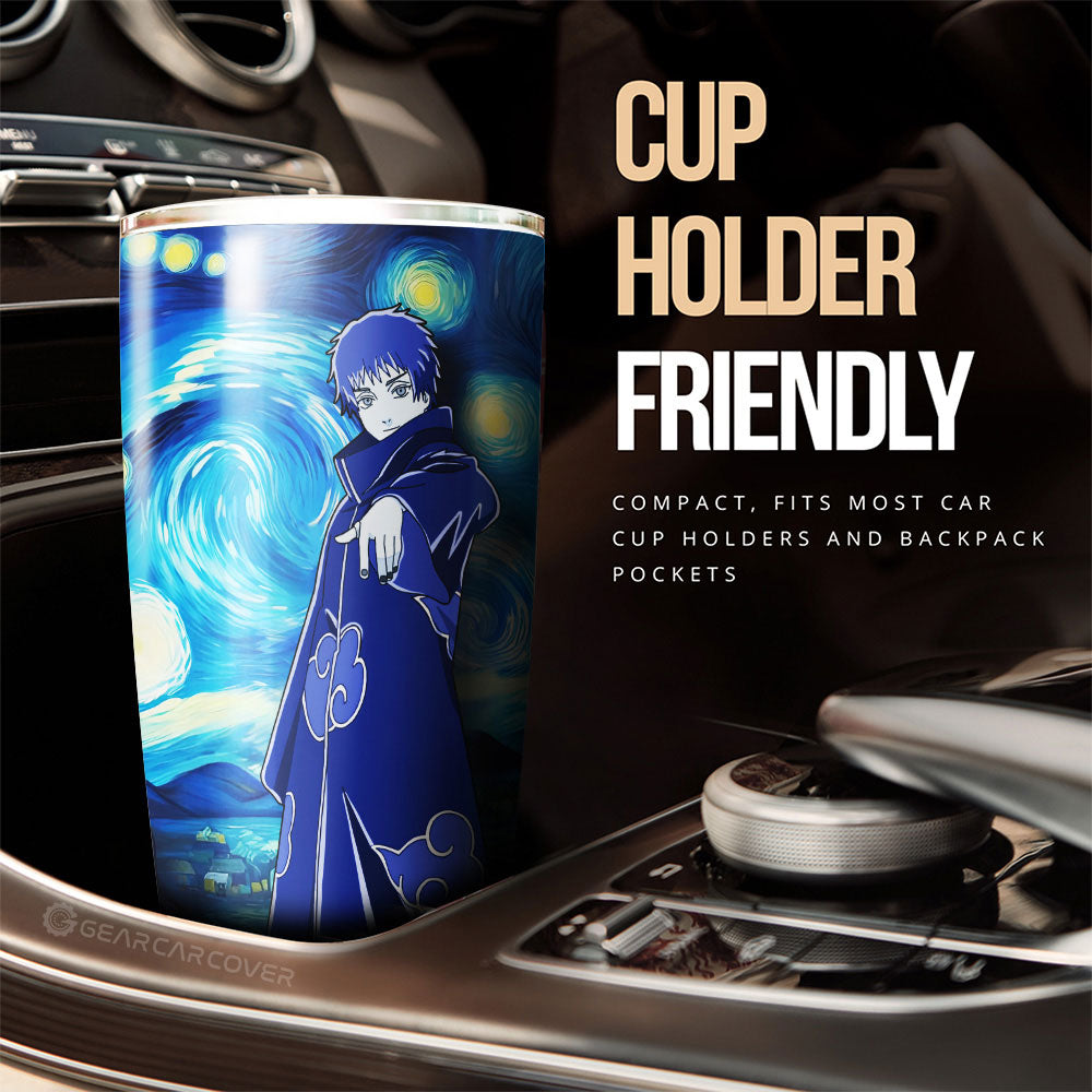 Sasori Tumbler Cup Custom Starry Night Styles - Gearcarcover - 3