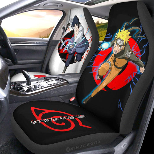 Sasuke And Car Seat Covers Custom For Anime Fans - Gearcarcover - 2