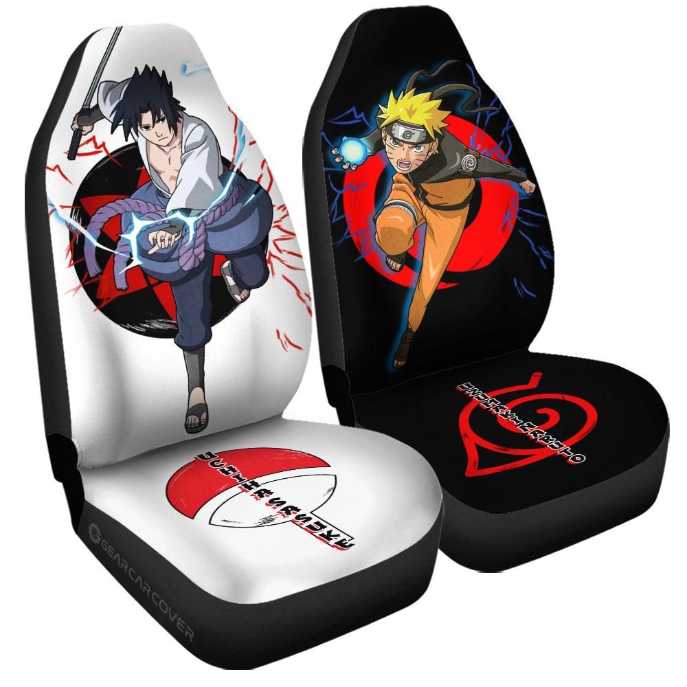Sasuke And Car Seat Covers Custom For Anime Fans - Gearcarcover - 3