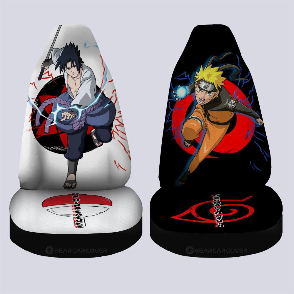 Sasuke And Car Seat Covers Custom For Anime Fans - Gearcarcover - 4