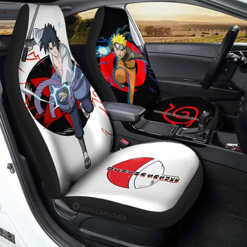 Sasuke And Car Seat Covers Custom For Anime Fans - Gearcarcover - 1