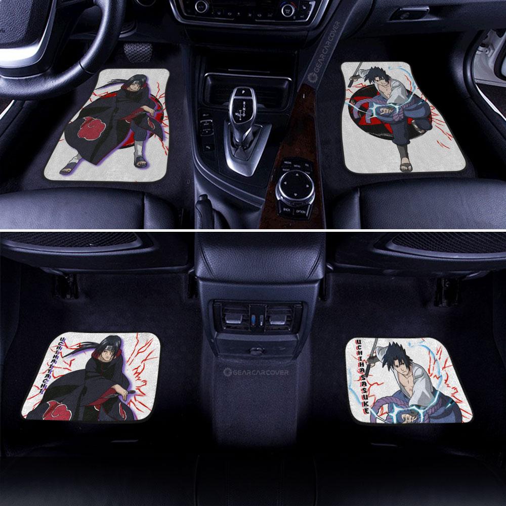 Sasuke And Itachi Car Floor Mats Custom For Anime Fans - Gearcarcover - 3