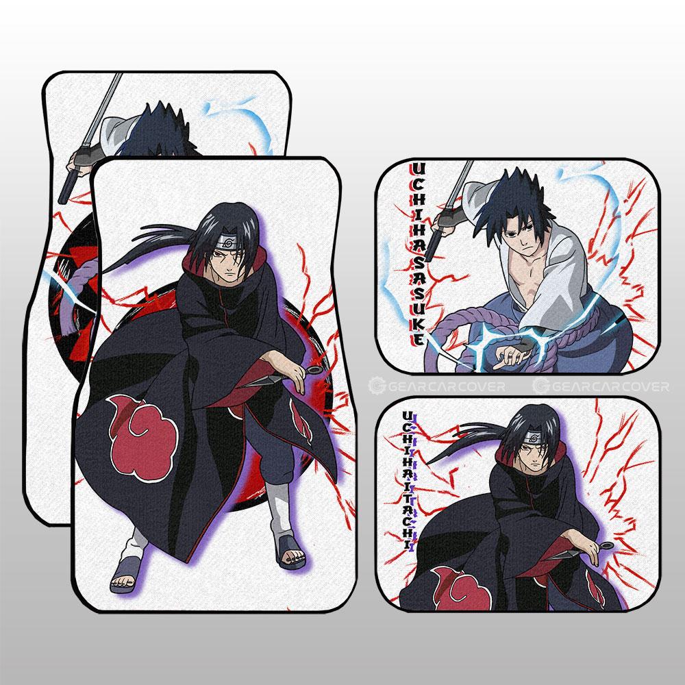 Sasuke And Itachi Car Floor Mats Custom For Fans - Gearcarcover - 2