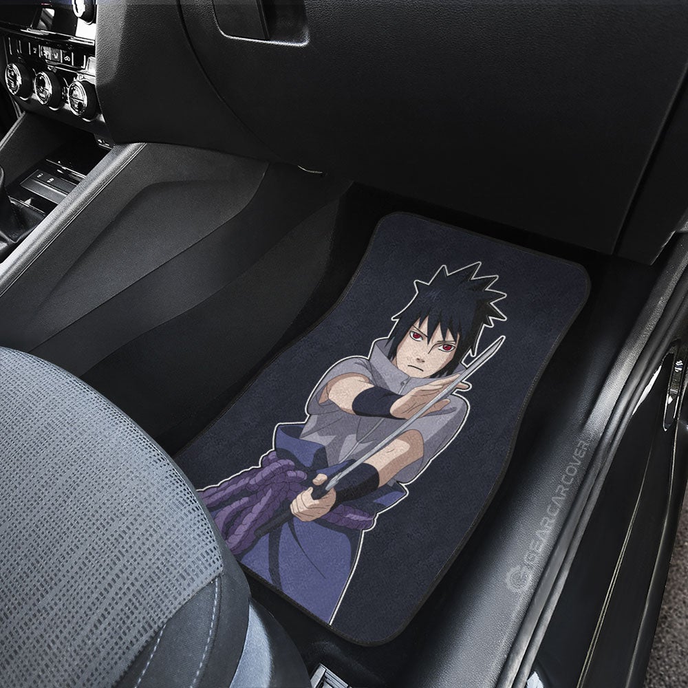 Sasuke And Itachi Car Floor Mats Custom NRT - Gearcarcover - 4