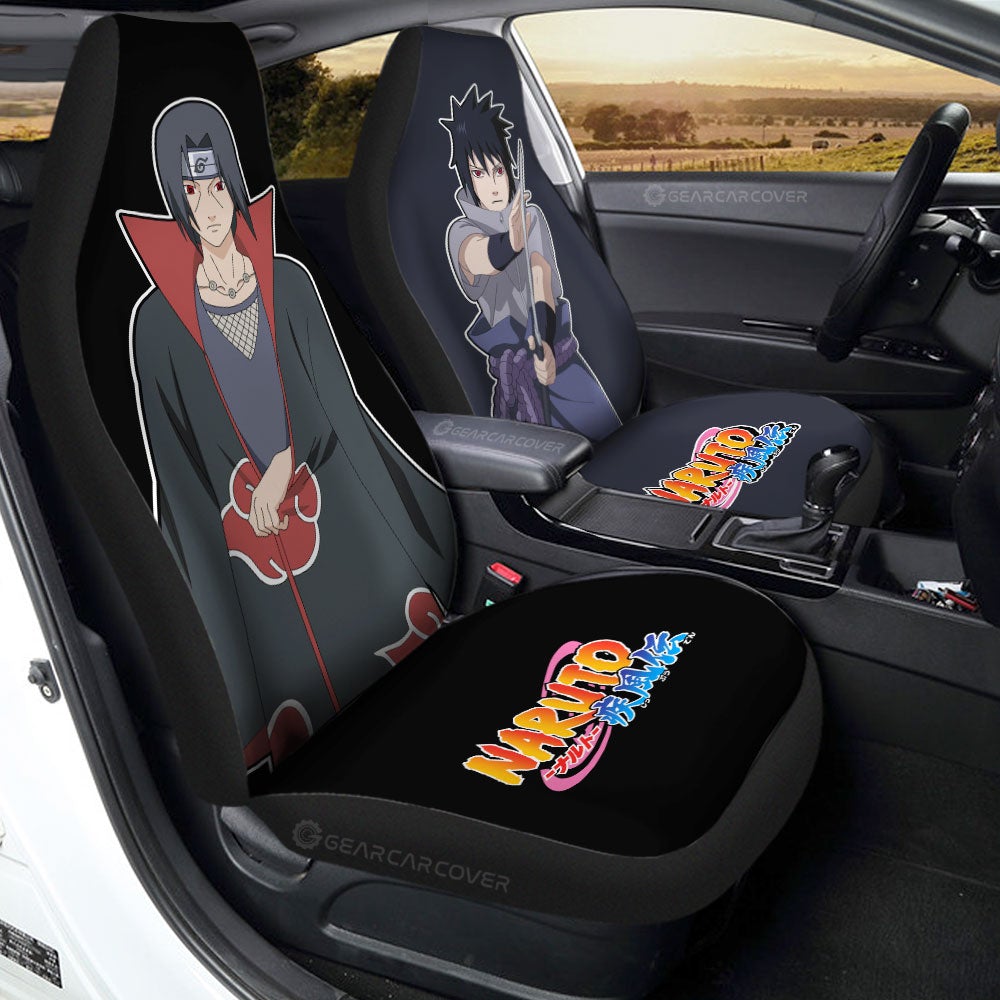 Sasuke And Itachi Car Seat Covers Custom Anime - Gearcarcover - 1