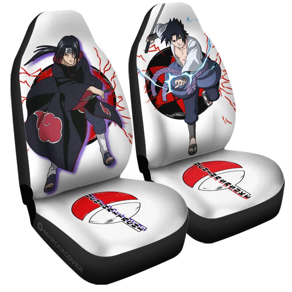 Sasuke And Itachi Car Seat Covers Custom For Anime Fans - Gearcarcover - 3